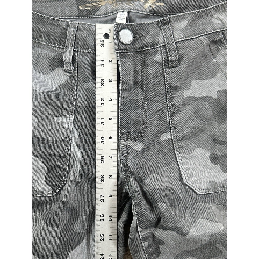 Seven Utility Ankle Skinny Women's Jeans Size 6(Actual 32x27) Camo Y2K Military - Picture 12 of 16